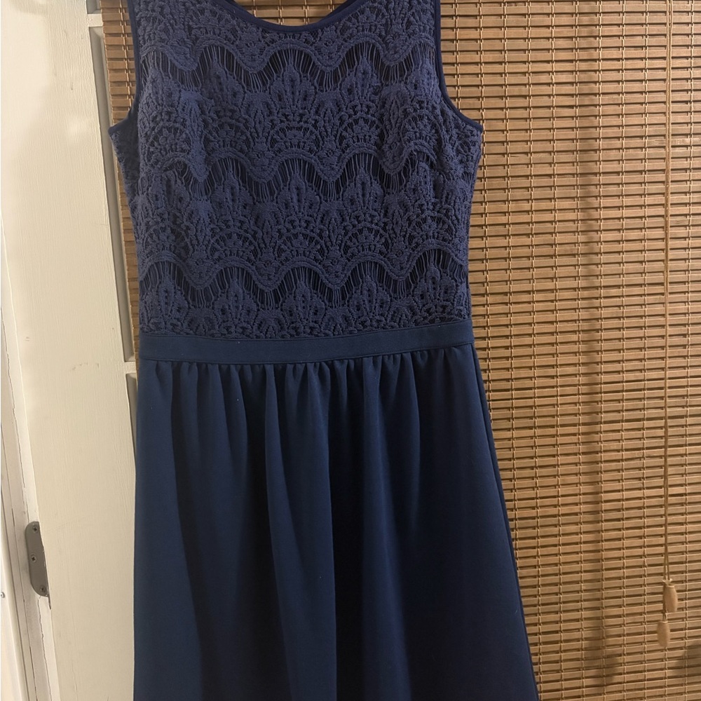 Lilly Pulitzer Navy Lace Dress